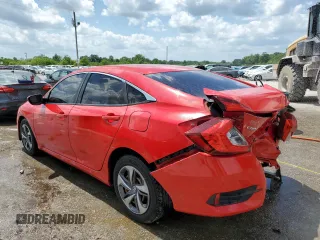 2019 Honda Civic LX with VIN 2HGFC2F65KH578149, listed as a Copart auction lot 52990095 with 63,253 mi miles and Salvage Title. Bid and sale history available at DreamBid. Image 2.