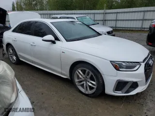 2020 Audi A4 Sedan Premium Plus with VIN WAUENAF44LN008243, listed as a Copart auction lot 51278423 with 43,369 mi miles. Bid and sale history available at carsss.com. Image 4.