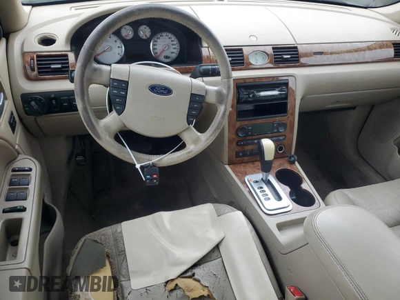 2005 Ford Five Hundred Limited with VIN 1FAFP28135G186278, listed as a Copart auction lot 72727444 with 0 mi miles and Salvage Title. Bid and sale history available at carsss.com. Image 8.