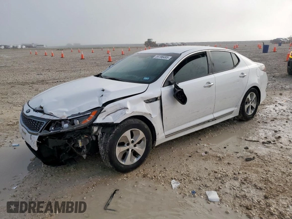 2015 Kia Optima with VIN KNAGM4AD0F5089217, listed as a Copart auction lot 59798495 with 101,053 mi miles and Salvage title. Bid and sale history available at DreamBid. Image 1.