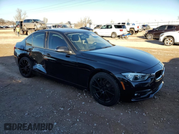 2018 BMW 3 Series 320i with VIN WBA8E1G57JNU89476, listed as a Copart auction lot 41560235 with Not Provided miles and Salvage Title. Bid and sale history available at carsss.com. Image 4.