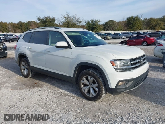 2018 Volkswagen Atlas SE with VIN 1V2DR2CA6JC526557, listed as a IAAI auction lot 41420788 with 135,149 mi miles and . Bid and sale history available at DreamBid. Image 1.