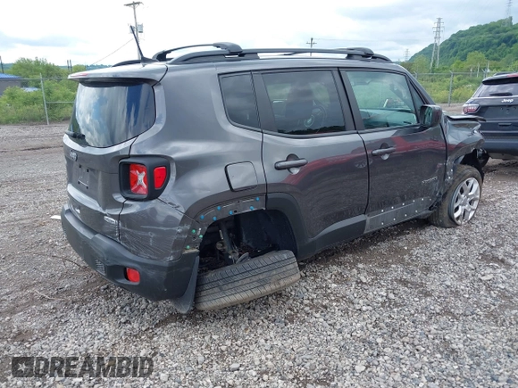 2018 Jeep Renegade Latitude with VIN ZACCJBBB7JPH75637, listed as a IAAI auction lot 42321879 with 106,747 mi miles and . Bid and sale history available at DreamBid. Image 4.