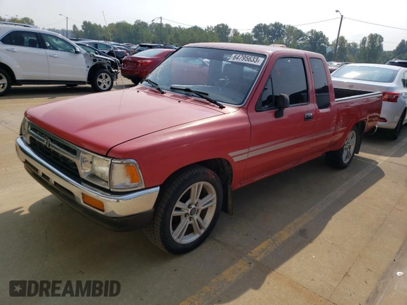 1994 Toyota 2WD Pickups DX with VIN JT4RN93P4R5097452, listed as a Copart auction lot 64795633 with 54,905 mi miles and Salvage Title. Bid and sale history available at carsss.com. Image 1.
