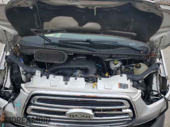 2016 Ford Transit Wagon XL with VIN 1FBZX2ZM4GKA30027, listed as a Copart auction lot 86151314 with 0 mi miles and Salvage Title. Bid and sale history available at carsss.com. Image 12.