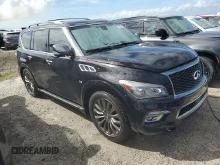 2015 Infiniti QX80 with VIN JN8AZ2NE5F9087347, listed as a Copart auction lot 75463544 with 174,302 mi miles and Non Repairable. Bid and sale history available at carsss.com. Image 4.