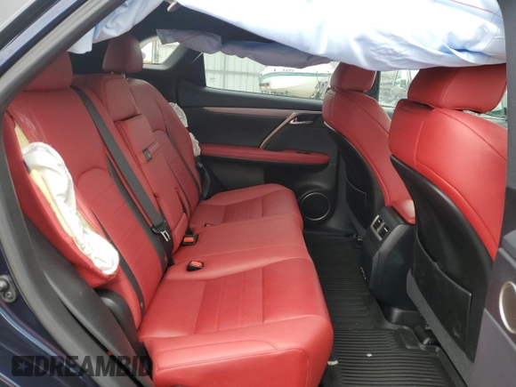 2022 Lexus RX 350 F Sport with VIN 2T2YZMDA5NC355905, listed as a Copart auction lot 44953705 with 25,938 mi miles and Salvage title. Bid and sale history available at DreamBid. Image 11.