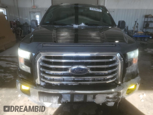 2015 Ford F-150 XLT with VIN 1FTEW1EPXFKD35666, listed as a Copart auction lot 41676415 with 182,665 mi miles and Salvage Title. Bid and sale history available at DreamBid. Image 5.