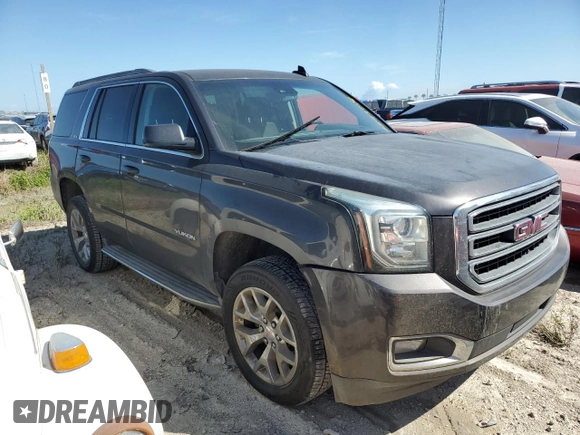 2017 GMC Yukon SLE with VIN 1GKS1AKC7HR187851, listed as a Copart auction lot 75713044 with 112,865 mi miles and Salvage Title. Bid and sale history available at carsss.com. Image 4.