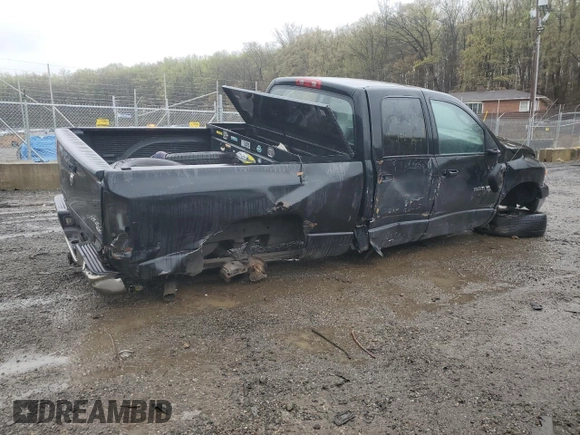 2006 Dodge 1500 ST with VIN 1D7HU18N26J126740, listed as a Copart auction lot 51747345 with 165,521 mi miles and Salvage Title. Bid and sale history available at carsss.com. Image 3.