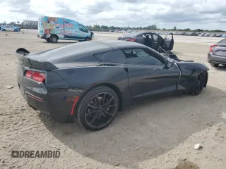 2018 Chevrolet Corvette 3LT with VIN 1G1YF2D73J5104435, listed as a Copart auction lot 81418874 with 46,855 mi miles and Non Repairable. Bid and sale history available at carsss.com. Image 3.