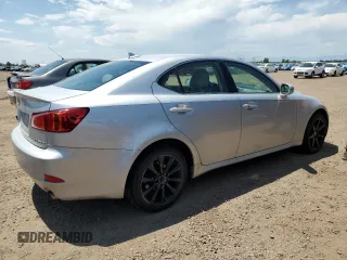 2010 Lexus IS 250 with VIN JTHCF5C28A5039010, listed as a Copart auction lot 62735825 with 256,061 mi miles and Clean title. Bid and sale history available at DreamBid. Image 3.