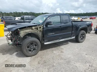2016 Toyota Tacoma SR5 with VIN 5TFSZ5AN0GX007182, listed as a Copart auction lot 59501205 with Not provided miles and Salvage title. Bid and sale history available at DreamBid. Image 1.