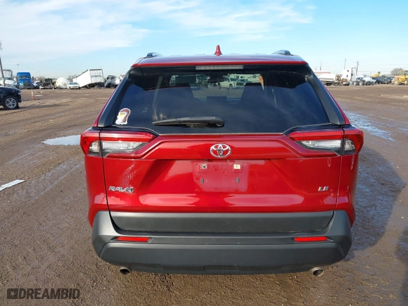 2021 Toyota RAV4 LE with VIN JTMH1RFV7MD067278, listed as a IAAI auction lot 41152477 with 55,094 mi miles. Bid and sale history available at carsss.com. Image 16.