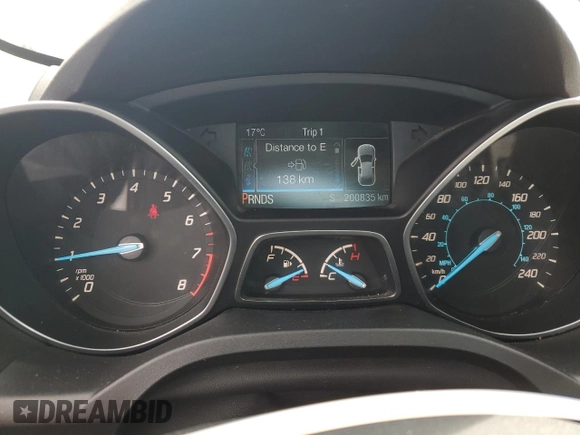 2015 Ford Escape SE with VIN 1FMCU9GX0FUB83597, listed as a Copart auction lot 52641005 with 200,835 mi miles and Salvage Title. Bid and sale history available at carsss.com. Image 9.