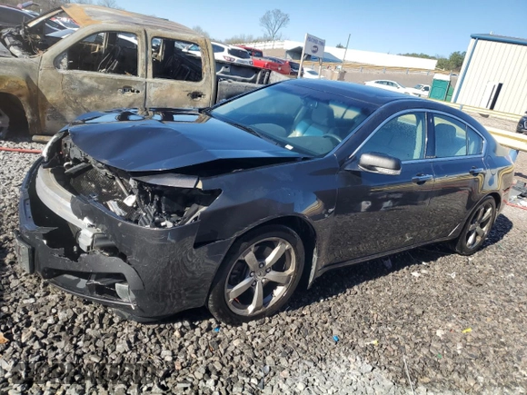 2010 Acura TL Tech with VIN 19UUA8F52AA006069, listed as a Copart auction lot 48017035 with 136,099 mi miles and Salvage Title. Bid and sale history available at carsss.com. Image 1.