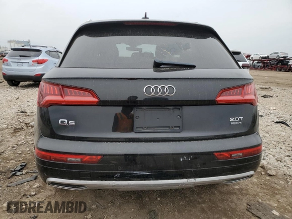 2018 Audi Q5 Premium Plus with VIN WA1BNAFY2J2232872, listed as a Copart auction lot 51054445 with 20,126 mi miles and Salvage title. Bid and sale history available at DreamBid. Image 6.