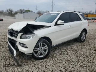 2014 Mercedes-Benz M 350 with VIN 4JGDA5HB2EA274184, listed as a Copart auction lot 52804095 with 158,067 mi miles and Salvage Title. Bid and sale history available at carsss.com. Image 1.