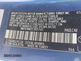 2018 Toyota C-HR XLE z VIN NMTKHMBX5JR057407, wystawiony jako IAAI lot #42363412 z przebiegiem 155 673 mil mil oraz . Historia ofert i sprzedaży dostępna na DreamBid. Obrazek 9.