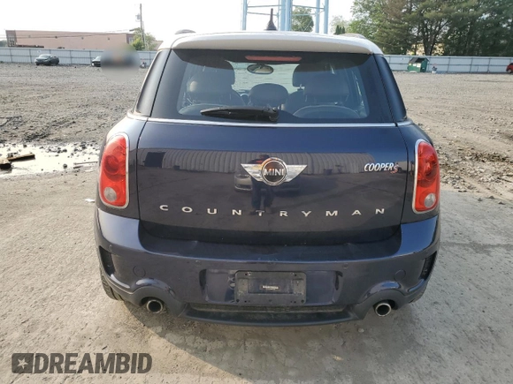 2013 MINI Countryman S z VIN WMWZC3C54DWP24085, wystawiony jako Copart lot #59185075 z przebiegiem 110 708 mil mil oraz Szkoda całkowita • Salvage title. Historia ofert i sprzedaży dostępna na DreamBid. Obrazek 6.