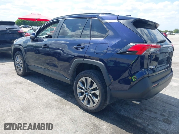 2024 Toyota RAV4 XLE Premium with VIN 2T3A1RFV4RW411614, listed as a IAAI auction lot 42295365 with 35,404 mi miles and . Bid and sale history available at DreamBid. Image 3.