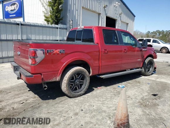 2011 Ford F-150 XLT with VIN 1FTFW1CT2BKE13873, listed as a Copart auction lot 48215075 with 189,951 mi miles and Salvage Title. Bid and sale history available at carsss.com. Image 3.
