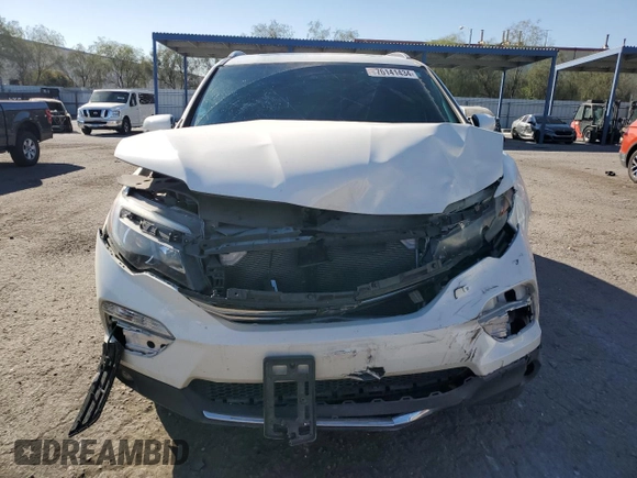 2017 Honda Pilot Touring with VIN 5FNYF6H92HB092491, listed as a Copart auction lot 76141434 with 56,002 mi miles and Salvage Title. Bid and sale history available at carsss.com. Image 5.