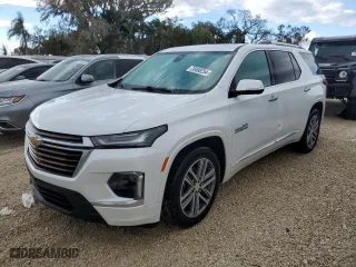 2023 Chevrolet Traverse High Country with VIN 1GNERNKW7PJ251376, listed as a Copart auction lot 78498254 with 0 mi miles and Non Repairable. Bid and sale history available at carsss.com. Image 1.