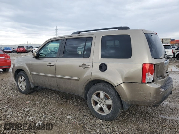 2009 Honda Pilot EX with VIN 5FNYF48489B043483, listed as a Copart auction lot 46344755 with 178,833 mi miles and Salvage Title. Bid and sale history available at DreamBid. Image 2.