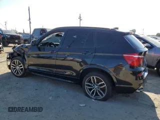 2017 BMW X3 xDrive35i with VIN 5UXWX7C59H0U41674, listed as a Copart auction lot 50732755 with Not Provided miles and Clean Title. Bid and sale history available at DreamBid. Image 2.