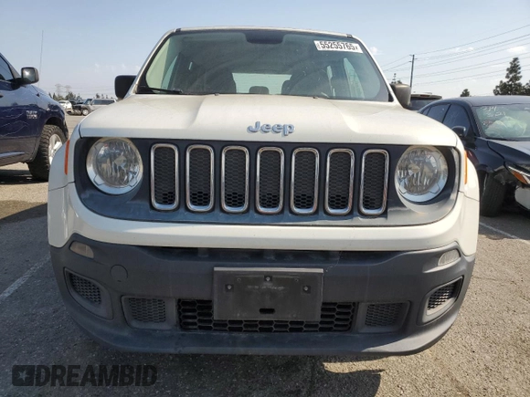 2017 Jeep Renegade Sport with VIN ZACCJBAB4HPE69958, listed as a Copart auction lot 55255765 with 176,239 mi miles and Clean Title. Bid and sale history available at carsss.com. Image 5.