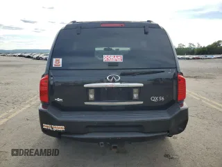 2007 Infiniti QX56 with VIN 5N3AA08C57N803676, listed as a Copart auction lot 60159054 with 216,320 mi miles and Salvage Title. Bid and sale history available at carsss.com. Image 6.