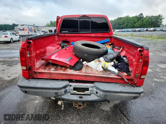2006 Ford F-250 XL with VIN 1FTSW21P46EB54107, listed as a Copart auction lot 58334325 with 257,240 mi miles and Salvage title. Bid and sale history available at DreamBid. Image 6.