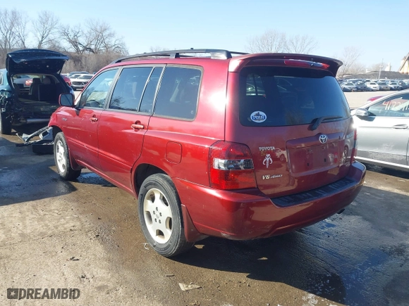 2006 Toyota Highlander w/3rd Row with VIN JTEEP21A160147842, listed as a IAAI auction lot 41692331 with 234,388 mi miles. Bid and sale history available at carsss.com. Image 3.
