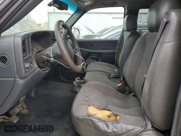 2002 Chevrolet Silverado 1500 LT with VIN 2GCEC19TX21275124, listed as a Copart auction lot 53451865 with 152,538 mi miles and Salvage Title. Bid and sale history available at DreamBid. Image 7.