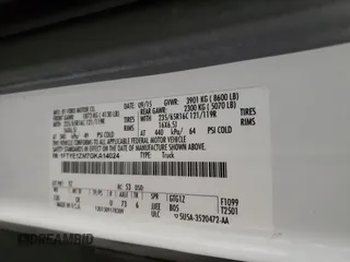 2016 Ford Transit Cargo с VIN 1FTYE1ZM7GKA14024, выставлен на аукционе Copart как лот 88506385 с пробегом 156 505 миль миль и Списание • Salvage title. История ставок и продаж доступна на DreamBid. Изображение 14.