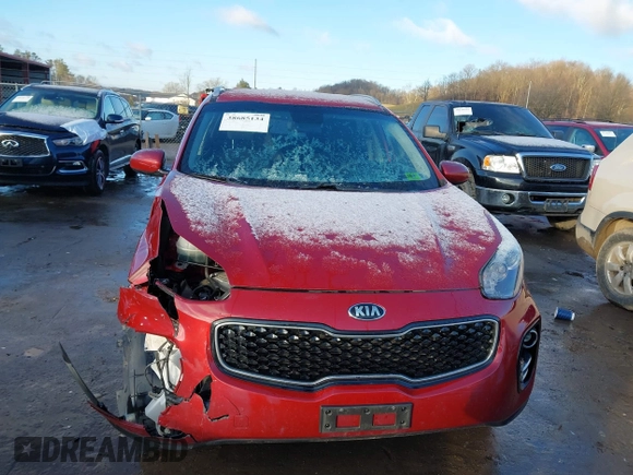 2018 Kia Sportage LX z VIN KNDPMCAC8J7360591, wystawiony jako IAAI lot #38685134 z przebiegiem 95 649 mil mil oraz . Historia ofert i sprzedaży dostępna na DreamBid. Obrazek 12.