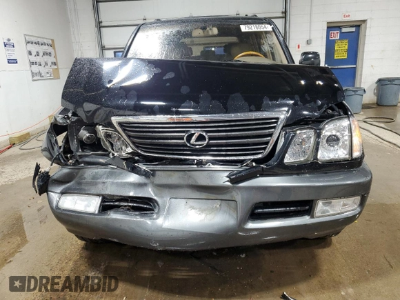 2002 Lexus LX 470 z VIN JTJHT00W023515545, wystawiony jako Copart lot #79218054 z przebiegiem 310 334 mil mil oraz Szkoda całkowita • Salvage title. Historia ofert i sprzedaży dostępna na DreamBid. Obrazek 5.