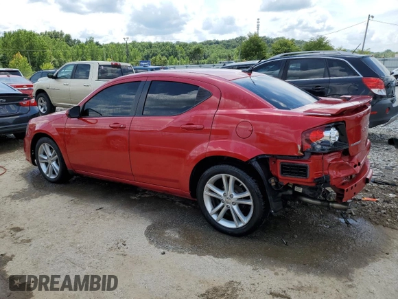 2014 Dodge Avenger SXT z VIN 1C3CDZCG8EN217664, wystawiony jako Copart lot #47544525 z przebiegiem 70 032 mil mil oraz Nie do naprawy • Non repairable. Historia ofert i sprzedaży dostępna na DreamBid. Obrazek 2.