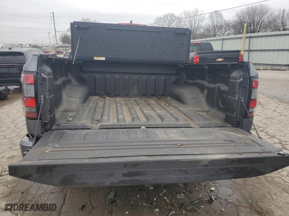 2022 Nissan Frontier S with VIN 1N6ED1EK0NN690236, listed as a Copart auction lot 44001225 with 44,829 mi miles and Salvage Title. Bid and sale history available at carsss.com. Image 6.