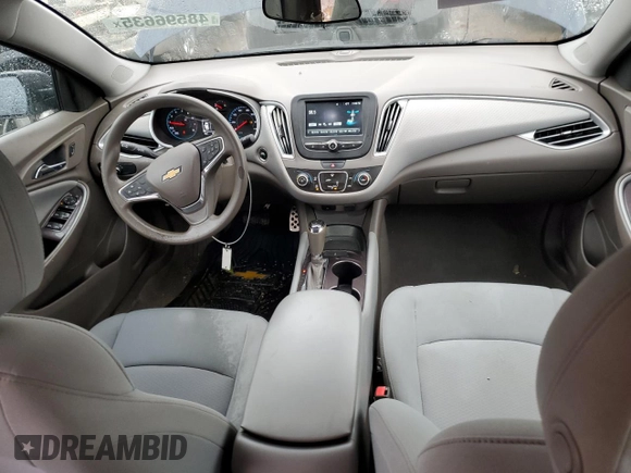 2017 Chevrolet Malibu LS with VIN 1G1ZB5ST8HF142698, listed as a Copart auction lot 48596635 with 76,552 mi miles and Salvage Title. Bid and sale history available at DreamBid. Image 8.
