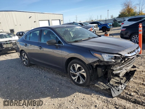 2022 Subaru Legacy with VIN 4S3BWAB66N3016031, listed as a Copart auction lot 76459544 with 53,725 mi miles and Salvage title. Bid and sale history available at DreamBid. Image 4.