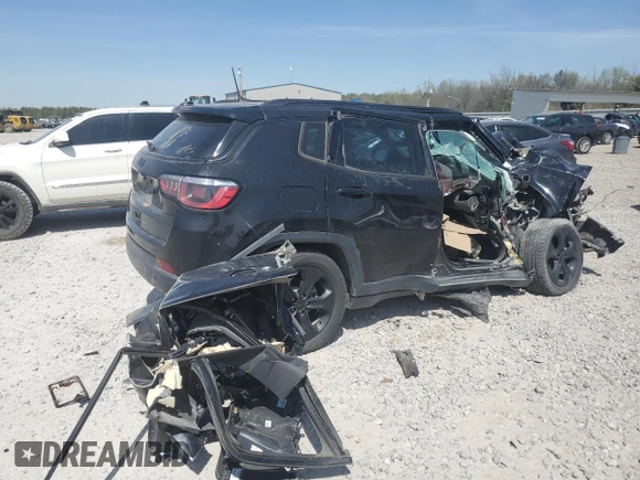 2019 Jeep Compass Latitude with VIN 3C4NJDBB9KT602264, listed as a Copart auction lot 50759925 with Not Provided miles and Salvage Title. Bid and sale history available at DreamBid. Image 3.