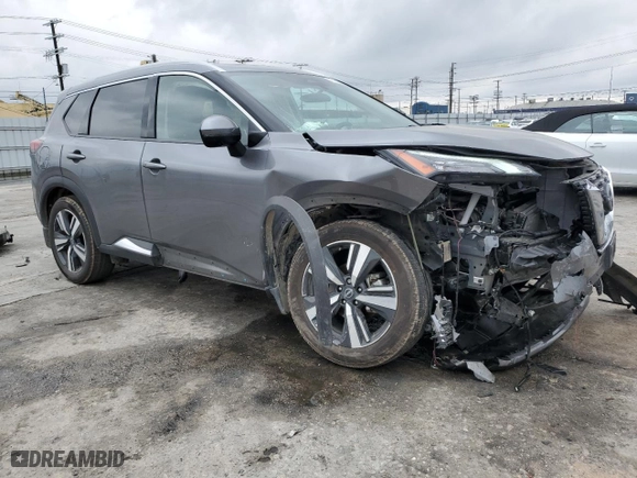2023 Nissan Rogue SL with VIN JN8BT3CA3PW411085, listed as a Copart auction lot 43901985 with 37,451 mi miles and Salvage Title. Bid and sale history available at carsss.com. Image 4.