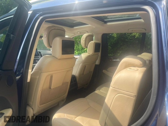 2017 Mercedes-Benz GLS 450 with VIN 4JGDF6EE9HA762462, listed as a Copart auction lot 56055984 with 126,673 mi miles and . Bid and sale history available at DreamBid. Image 6.