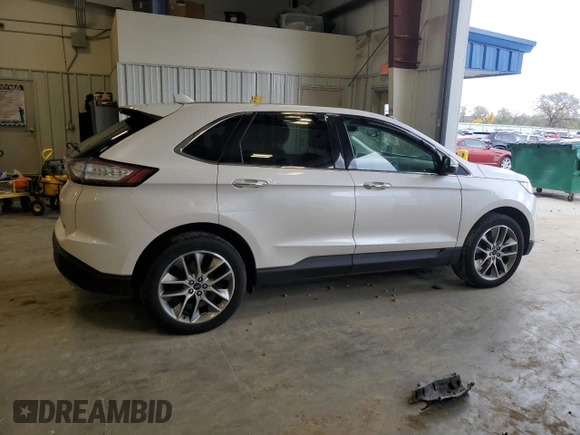 2017 Ford Edge Titanium z VIN 2FMPK4K81HBB72398, wystawiony jako Copart lot #55325635 z przebiegiem 112 917 mil mil oraz Nie do naprawy • Non repairable. Historia ofert i sprzedaży dostępna na DreamBid. Obrazek 3.