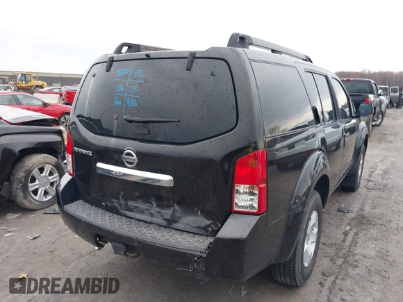 2011 Nissan Pathfinder Silver with VIN 5N1AR1NB1BC631248, listed as a IAAI auction lot 41921956 with 165,360 mi miles. Bid and sale history available at carsss.com. Image 6.