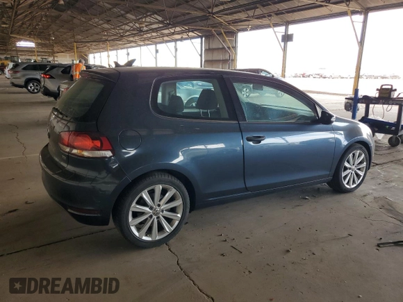 2012 Volkswagen Golf TDI w/Sunroof & Nav with VIN WVWBM7AJ9CW300005, listed as a Copart auction lot 58618105 with 148,554 mi miles and Clean title. Bid and sale history available at DreamBid. Image 3.