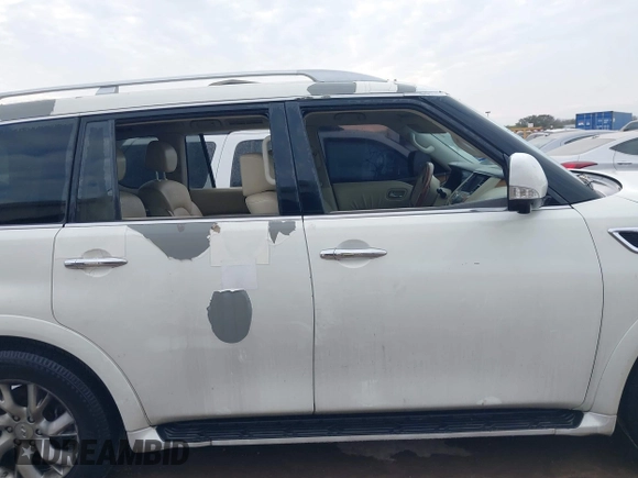 2011 Infiniti QX56 7-passenger with VIN JN8AZ2NF0B9500391, listed as a IAAI auction lot 41001635 with 166,100 mi miles and . Bid and sale history available at DreamBid. Image 13.