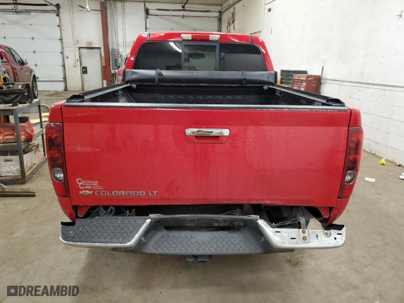 2011 Chevrolet Colorado LT w/2LT with VIN 1GCHTDFE0B8140610, listed as a Copart auction lot 41438665 with 124,967 mi miles and Salvage Title. Bid and sale history available at carsss.com. Image 6.